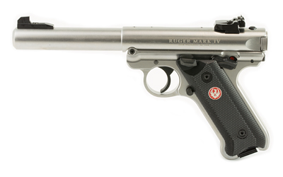 RUGER MRK IV TRGT 22LR 5.5" 10RD STN - for sale