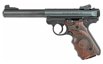 RUGER MRK IV TRGT 22LR 5.5" 10RD BLK - for sale